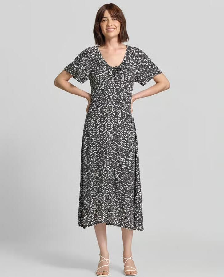 Mustang midi-jurk van viscose in all-over look model 'MARYSVILLE' - Foto 2