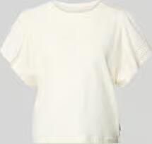 Mustang regular fit blouse met bloemige stitching model 'Lima'