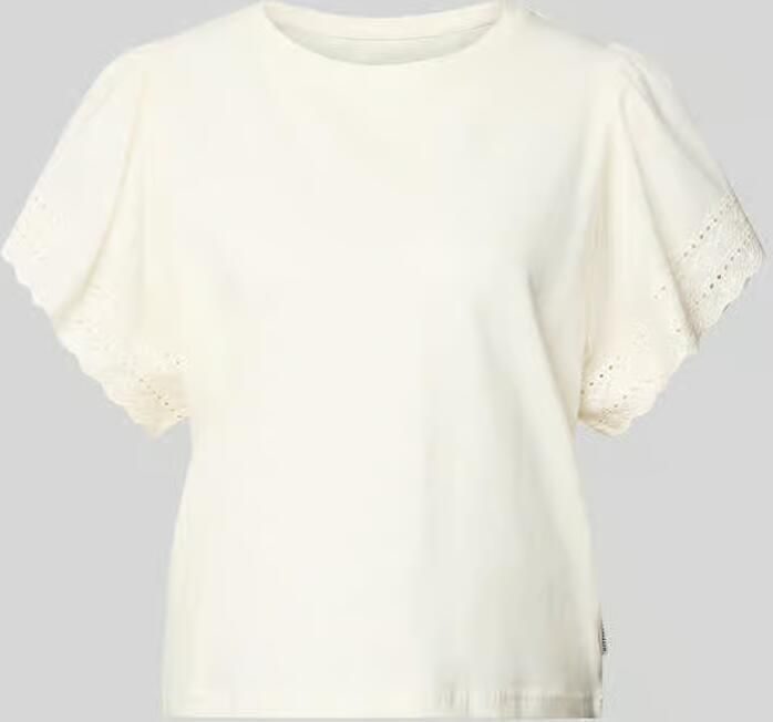 Mustang regular fit blouse met bloemige stitching model 'Lima' - Foto 2