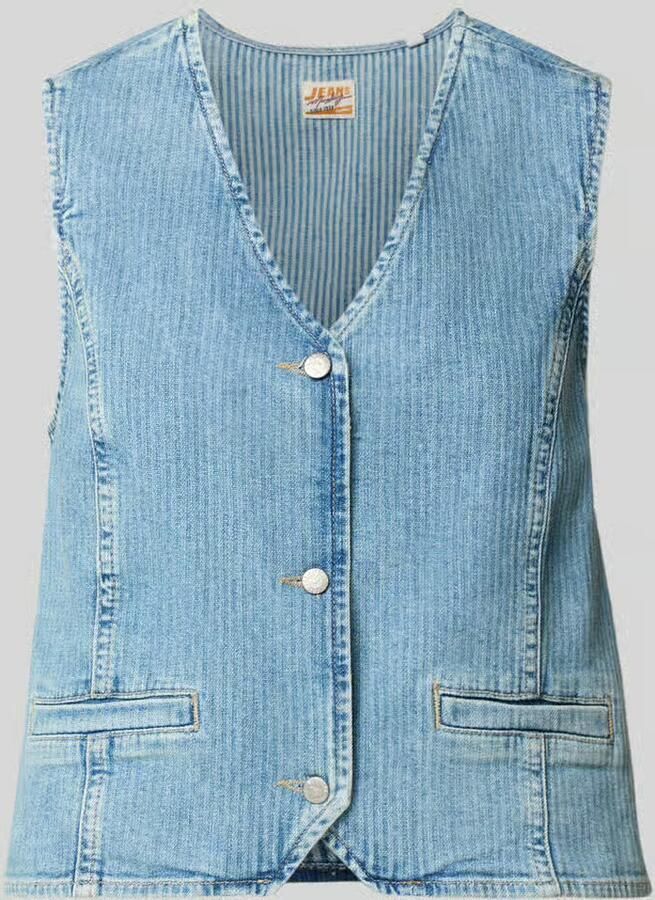 Mustang regular fit bodywarmer in denimlook - Foto 2