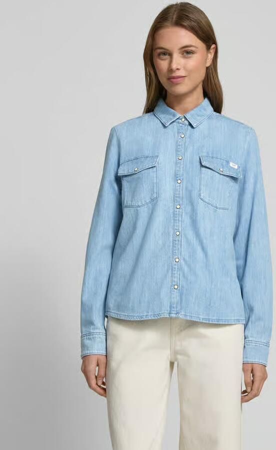 Mustang Regular fit jeansblouse met borstzakken model 'Style Sedana' - Foto 2