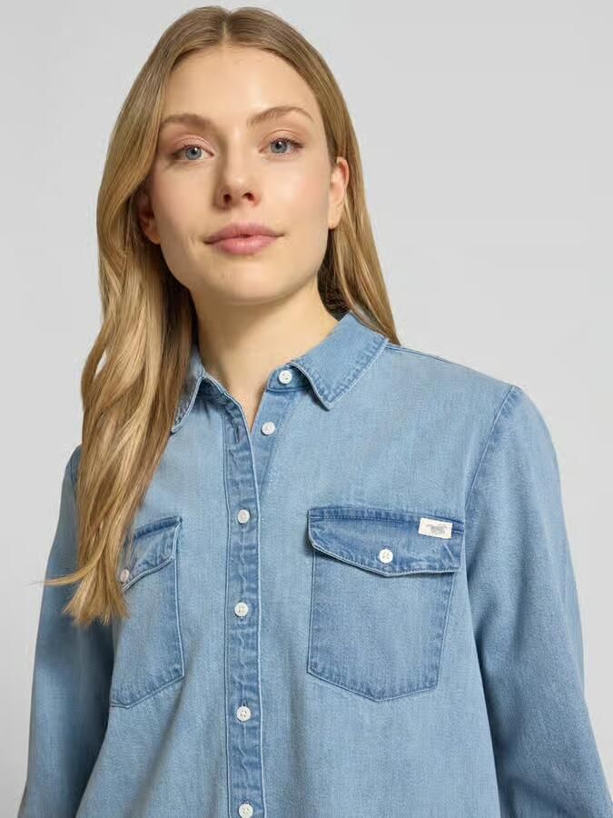Mustang regular fit jeanshemd met borstzakken model 'SEDANA'