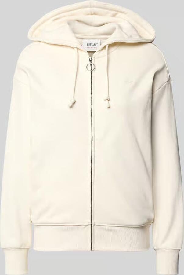 Mustang regular fit sweatjack met logostitching model 'Rochelle' - Foto 2