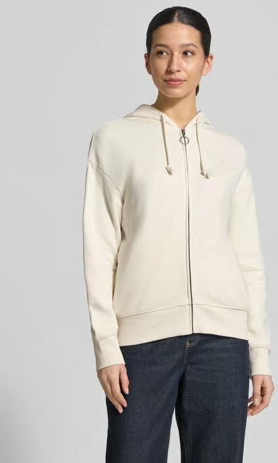 Mustang regular fit sweatjack met logostitching model 'Rochelle' - Foto 2