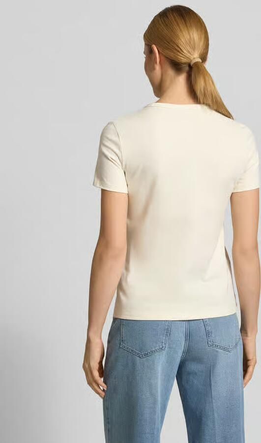Mustang regular fit T-shirt met logoprint model 'Alma'