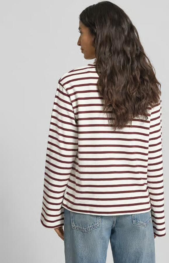 Mustang Shirt met lange mouwen en labeldetail model 'Sutton'