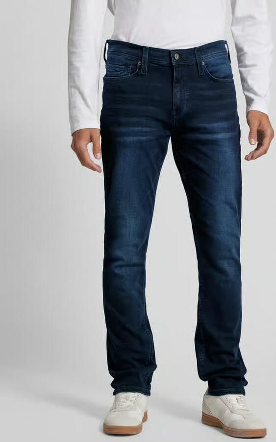 Mustang slim fit jeans met label-patch model 'Vegas' - Foto 3
