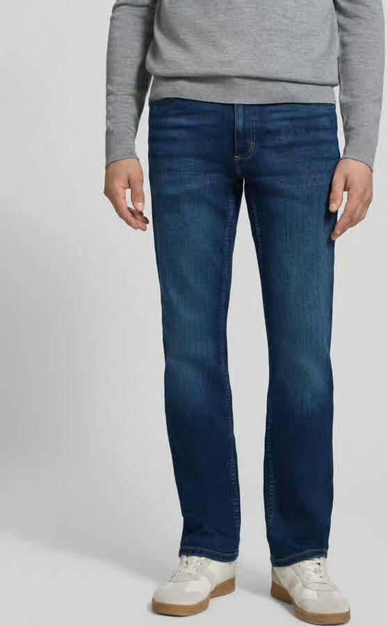 Mustang straight fit jeans van elastische katoenmix model 'Tramper' - Foto 2