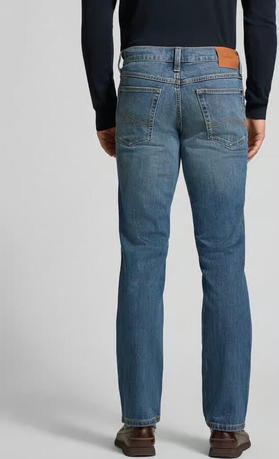 Mustang straight fit jeans van elastische katoenmix model 'Tramper' - Foto 6
