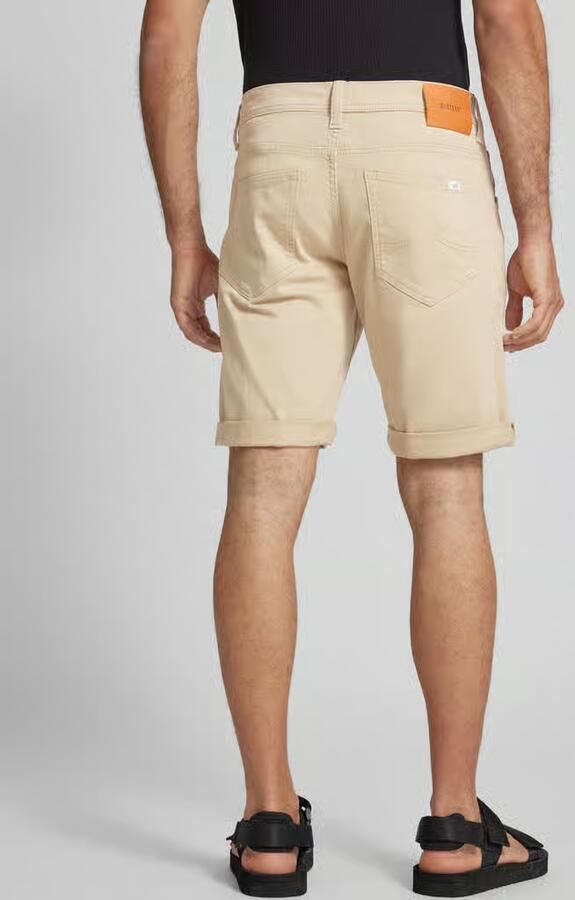 Mustang Straight leg korte jeans in 5-pocketmodel model 'Chicago'