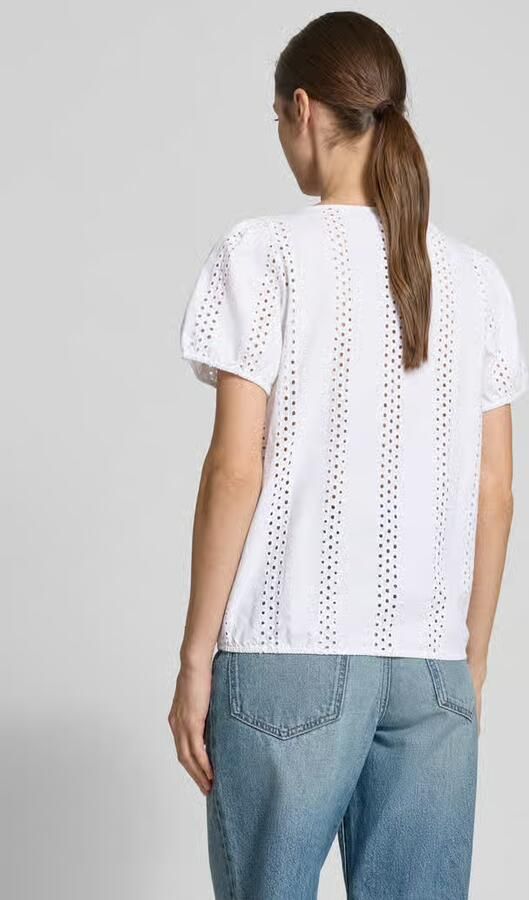 Mustang Blouse met korte mouwen Damesstijl Assaria