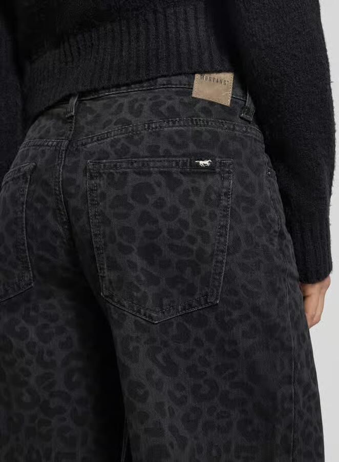 Mustang Wide fit jeans met all-over dierenprint model 'Medley' - Foto 2