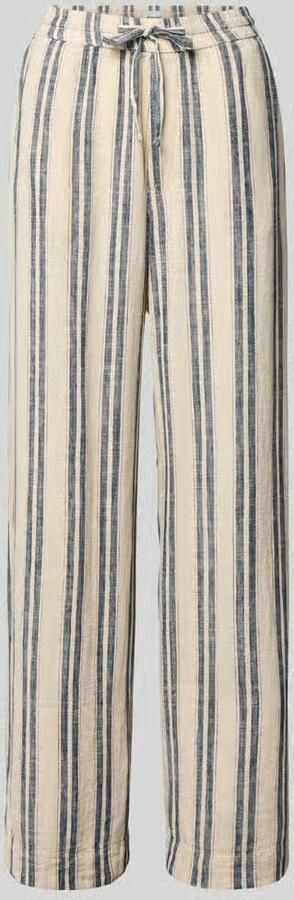 Mustang Wide leg broek van viscosemix met trekkoord model 'LACEY' - Foto 2