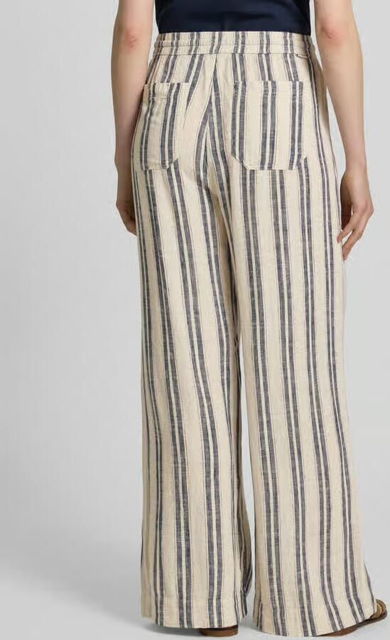 Mustang Wide leg broek van viscosemix met trekkoord model 'LACEY' - Foto 3