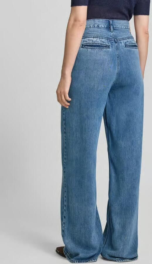 Mustang Wide leg jeans met siernaden model 'Style Luise'