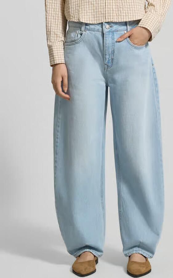 MY ESSENTIAL WARDROBE Dames Jeans Mwlucy 139 Loose Barrel Lichtblauw - Foto 7