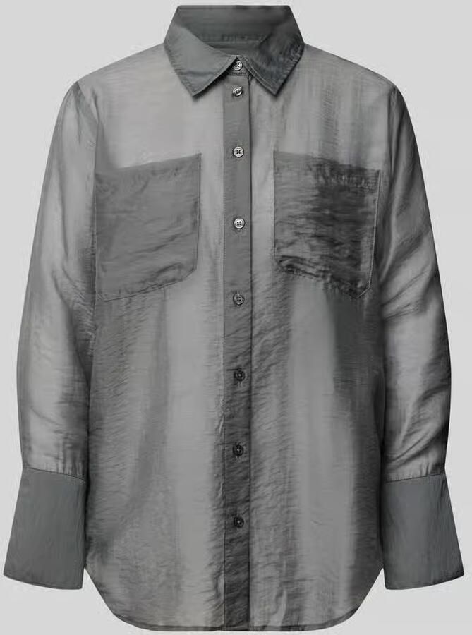 My Essential Wardrobe Blouse met borstzakken model 'Smilla'