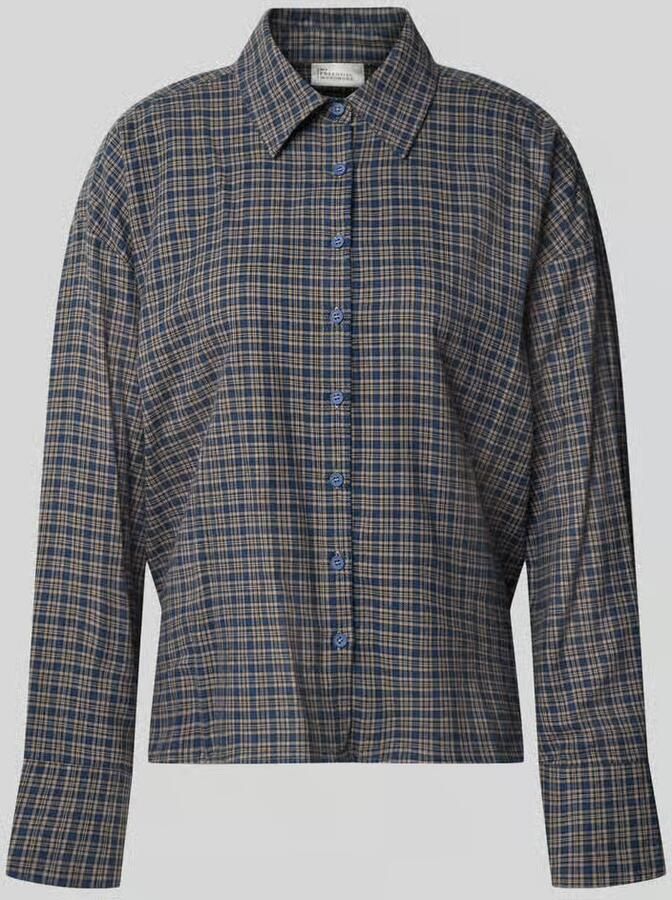 My Essential Wardrobe Blouse met kentkraag model 'Lennie'