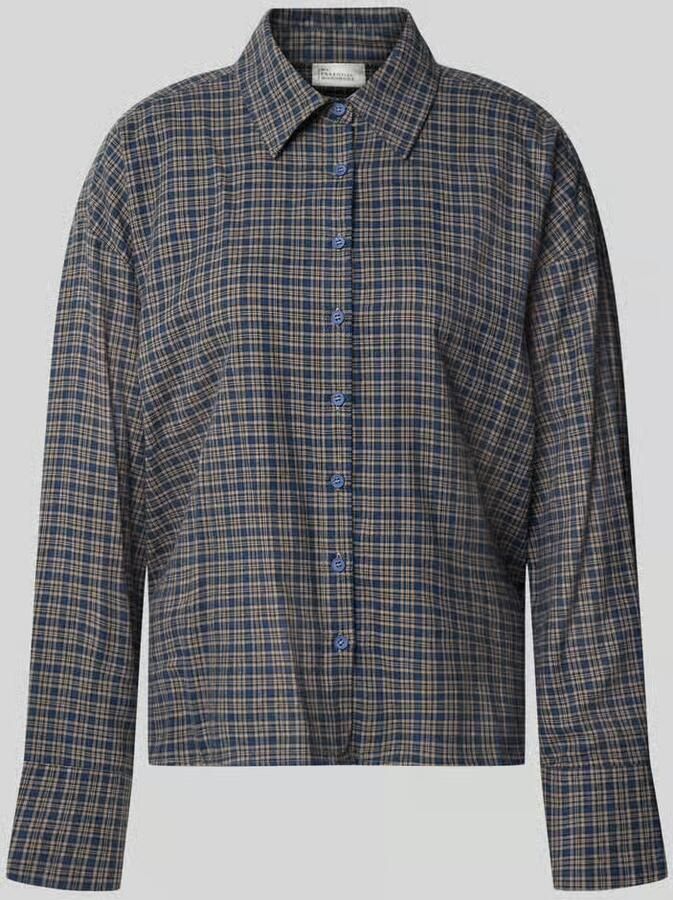 My Essential Wardrobe Blouse met kentkraag model 'Lennie'