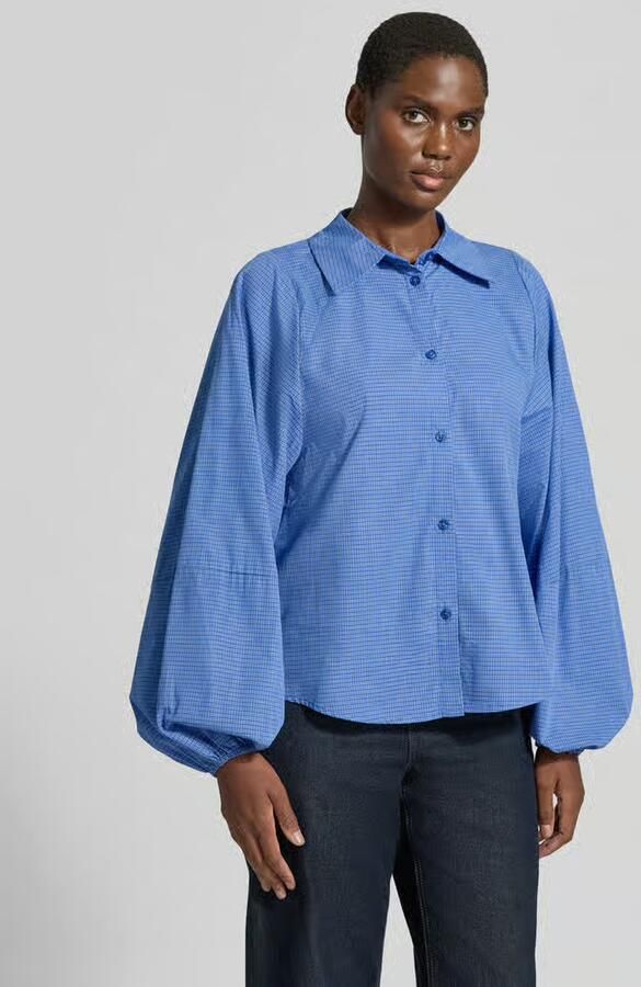 My Essential Wardrobe blouse met lange mouwen met ballonmouwen - Foto 2