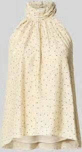 My Essential Wardrobe Blousetop met opstaande kraag model 'Hally'