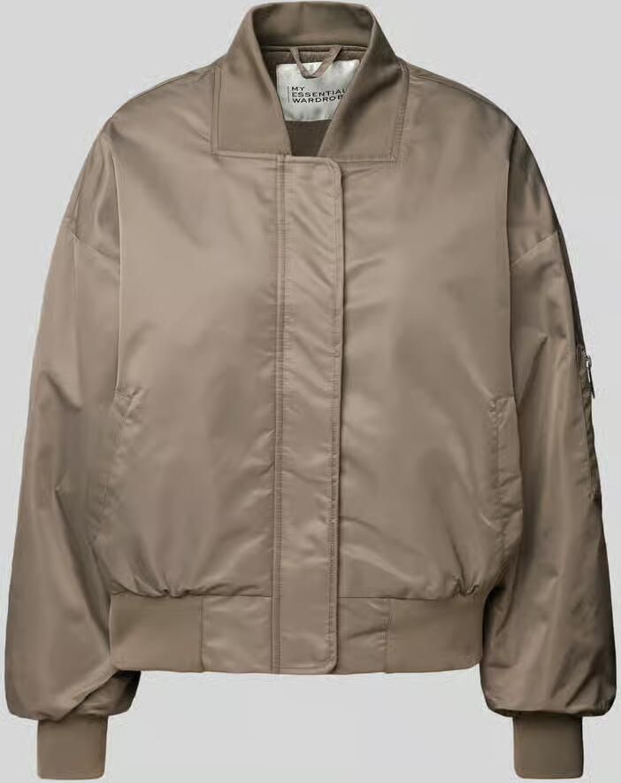 MY ESSENTIAL WARDROBE Dames Jassen Helgamw Short Bomber Jacket Gebroken Wit - Foto 6