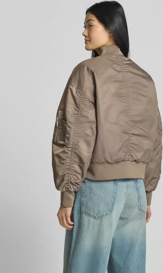 MY ESSENTIAL WARDROBE Dames Jassen Helgamw Short Bomber Jacket Gebroken Wit - Foto 8