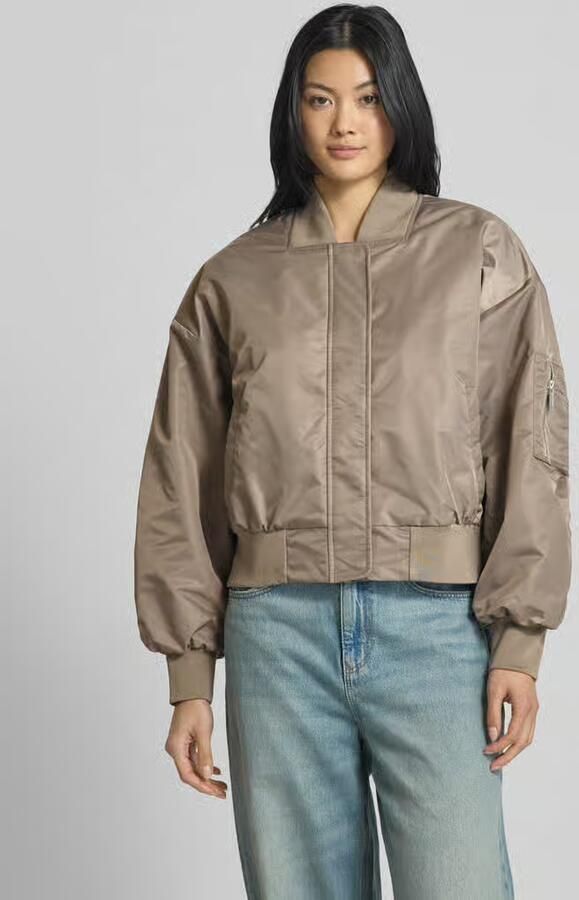 MY ESSENTIAL WARDROBE Dames Jassen Helgamw Short Bomber Jacket Gebroken Wit - Foto 7