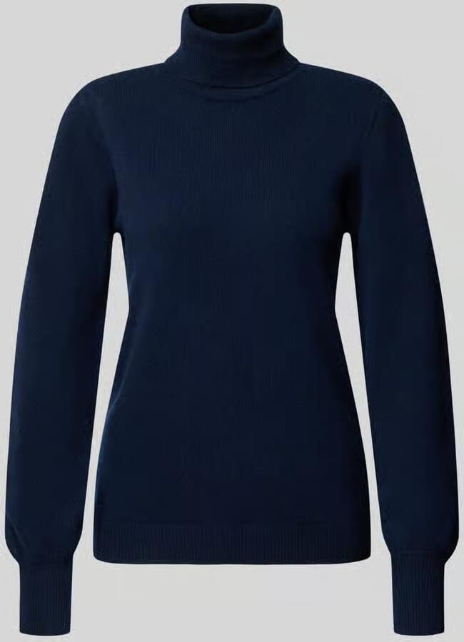 MY ESSENTIAL WARDROBE Dames Truien & Vesten Mwjola Rollneck Pullover Donkerblauw - Foto 5