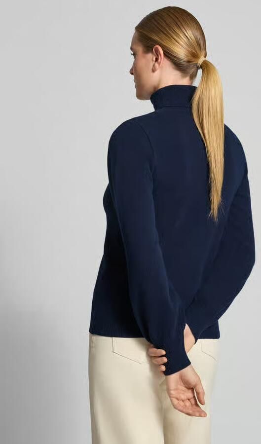 MY ESSENTIAL WARDROBE Dames Truien & Vesten Mwjola Rollneck Pullover Donkerblauw - Foto 7