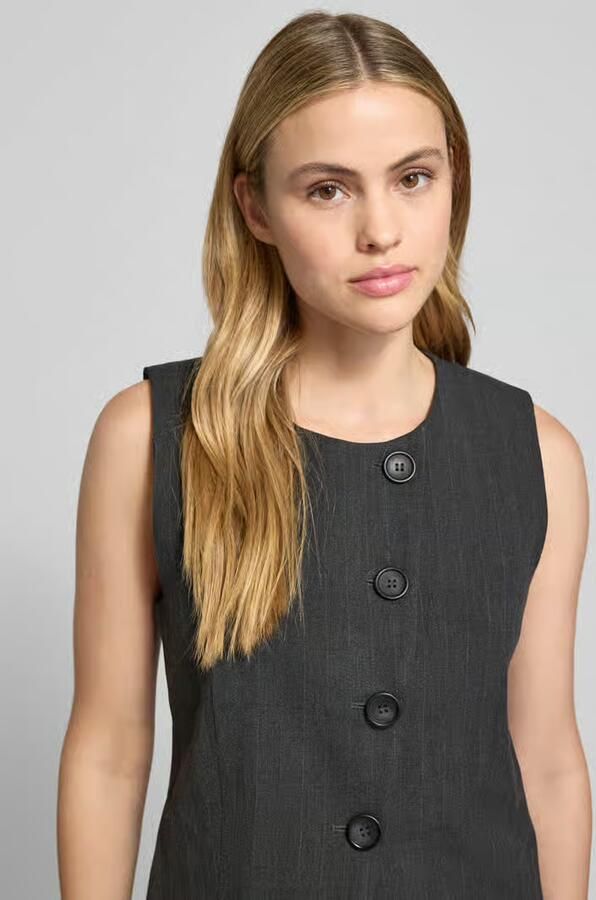 My Essential Wardrobe Gilet met knoopsluiting model 'Luna'