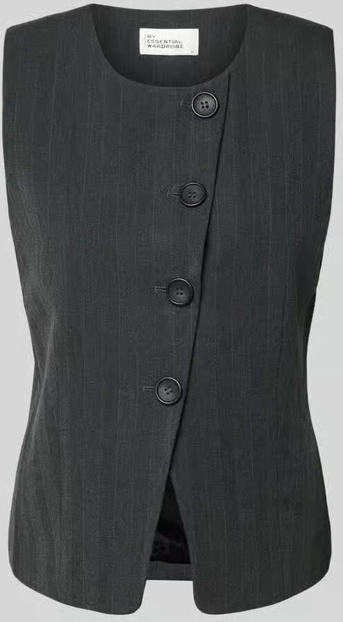 My Essential Wardrobe Gilet met knoopsluiting model 'Luna' - Foto 2