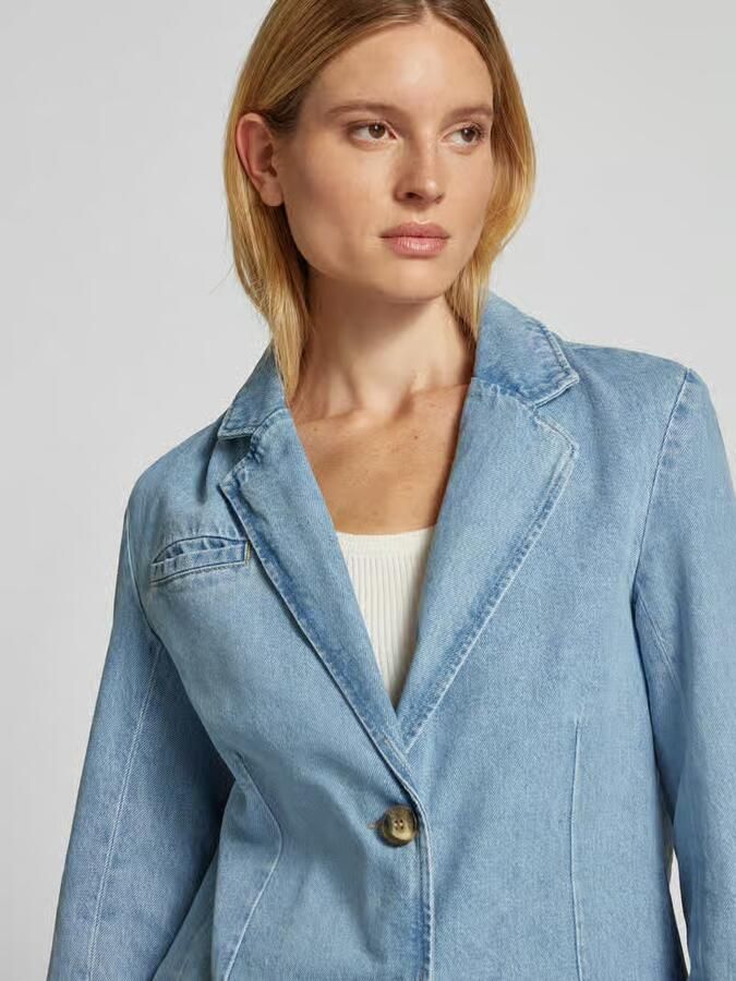 My Essential Wardrobe Elegante Blauwe Blazer Jaydamw 165 Blue Dames