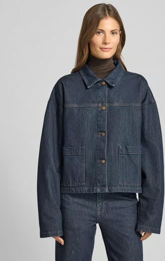MY ESSENTIAL WARDROBE Dames Jassen Mwmalle 139 Deco Denim Jacket Donkerblauw - Foto 6