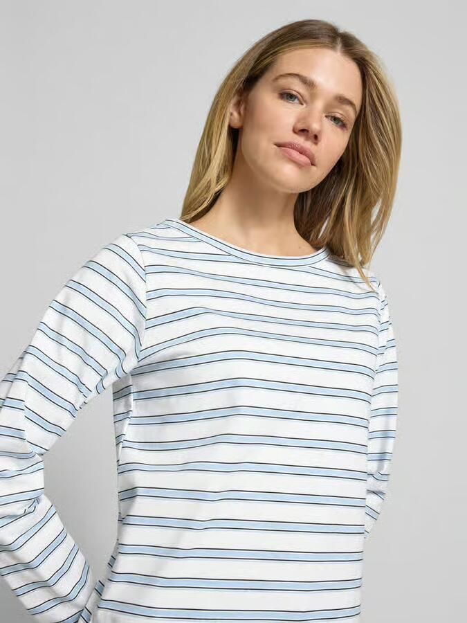 My Essential Wardrobe Longsleeve met ronde hals model 'Asla'