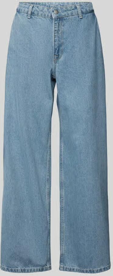 MY ESSENTIAL WARDROBE Dames Broeken Jaydamw 165 High Wide Blauw - Foto 7
