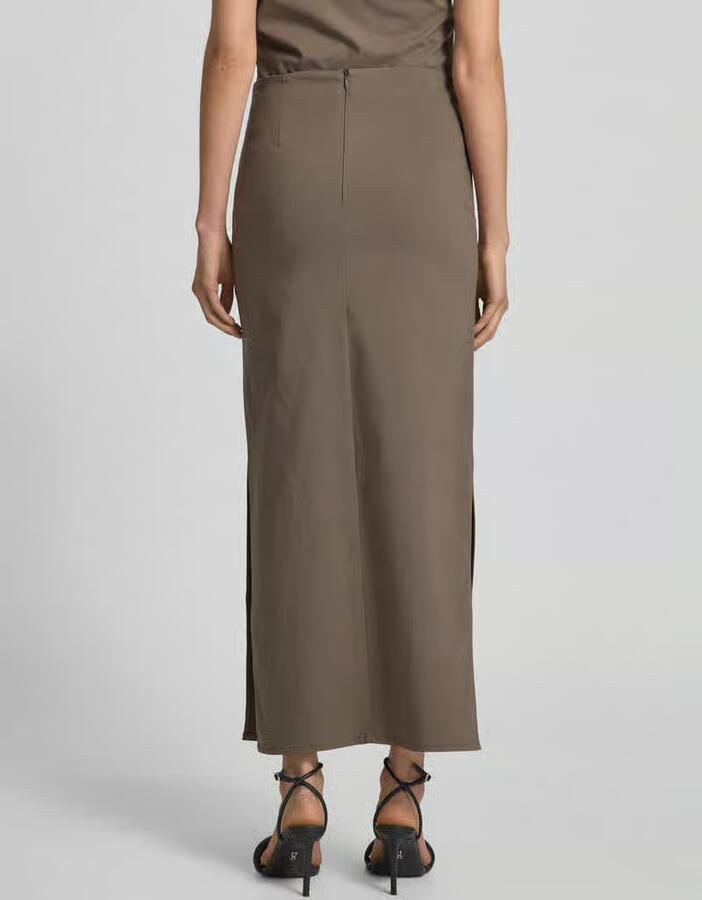 My Essential Wardrobe Maxirok met ritssluiting aan de achterkant model 'Sora'