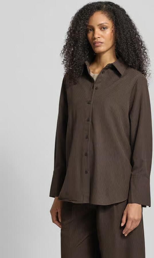 My Essential Wardrobe Overhemdblouse met knoopsluiting model 'Vitta' - Foto 6