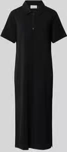 MY ESSENTIAL WARDROBE Dames Jurken Mwhelle Polo Long Dress Zwart - Foto 5