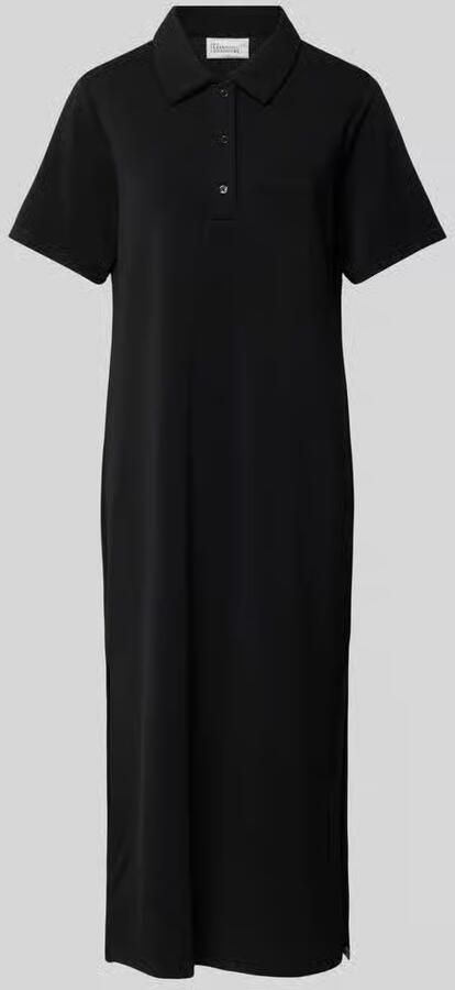 MY ESSENTIAL WARDROBE Dames Jurken Mwhelle Polo Long Dress Zwart - Foto 6