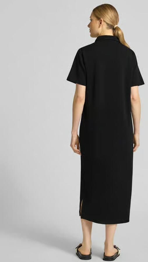 MY ESSENTIAL WARDROBE Dames Jurken Mwhelle Polo Long Dress Zwart - Foto 6