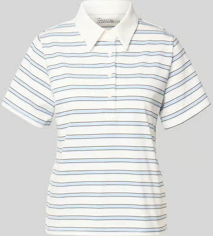 My Essential Wardrobe Poloshirt met korte knoopsluiting model 'Asla' - Foto 6