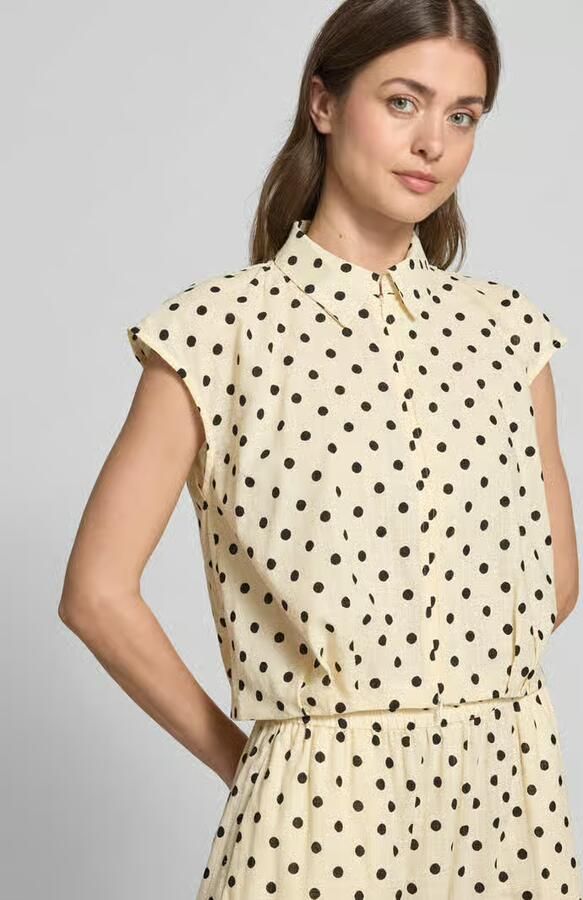 My Essential Wardrobe regular fit blouse in all-over look model 'Nada'