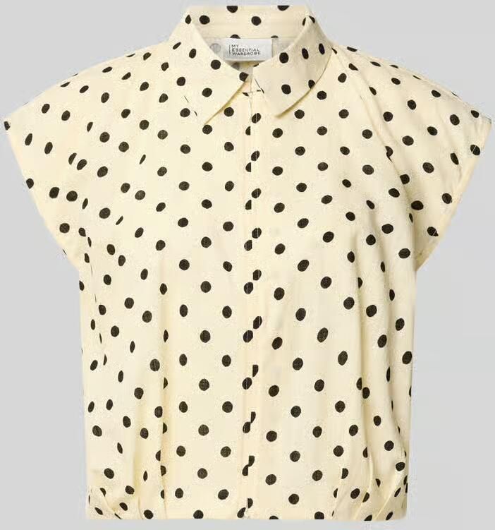 My Essential Wardrobe regular fit blouse in all-over look model 'Nada' - Foto 2