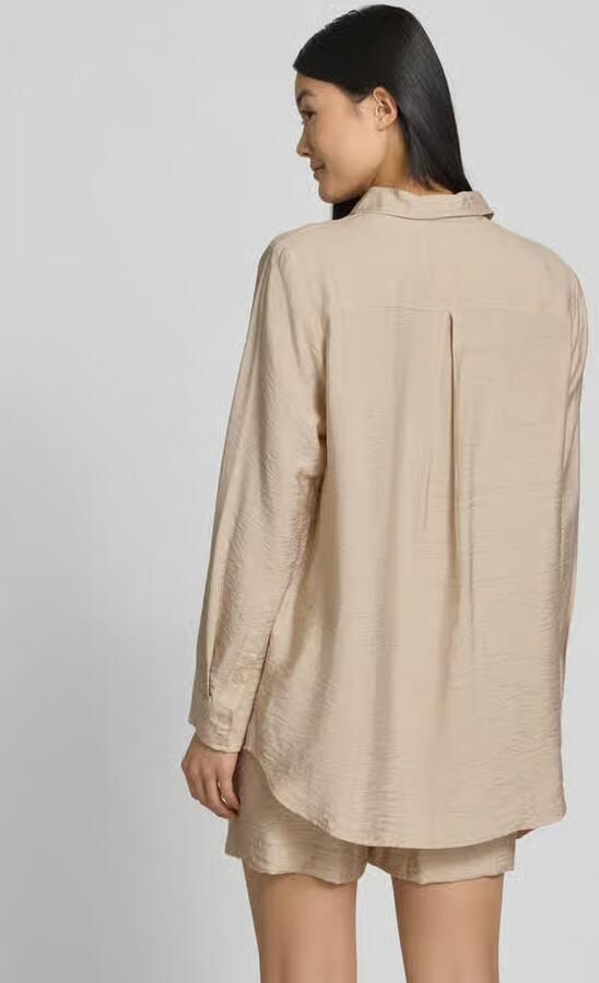 My Essential Wardrobe Regular fit overhemdblouse in kreuklook model 'Kelly'