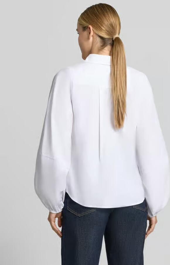 My Essential Wardrobe Regular fit overhemdblouse met ballonmouwen model 'Sunna' - Foto 2