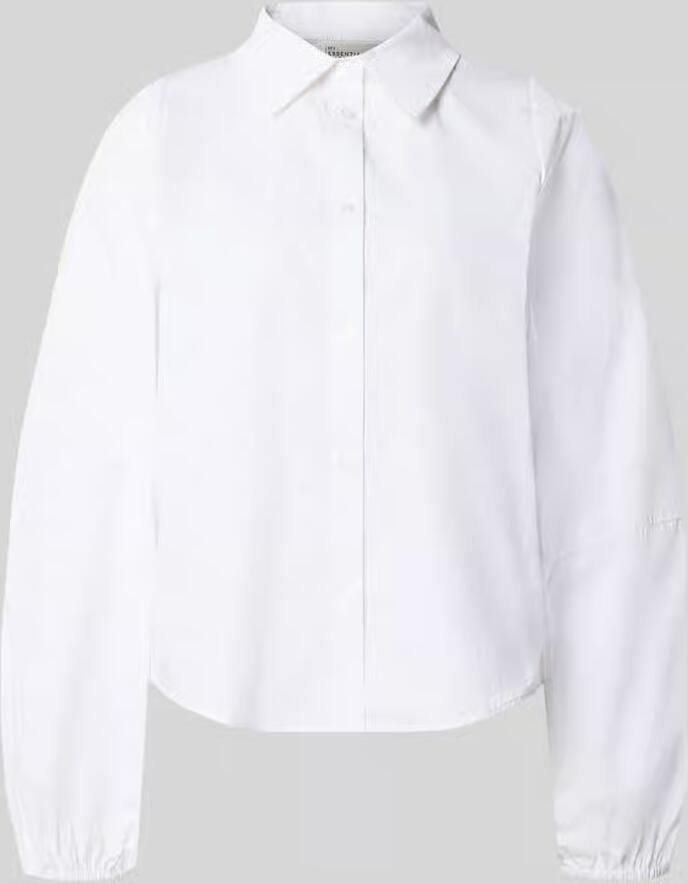 My Essential Wardrobe Regular fit overhemdblouse met ballonmouwen model 'Sunna' - Foto 2