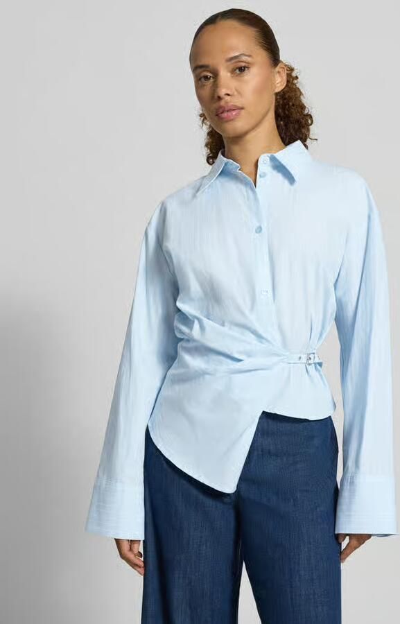 My Essential Wardrobe Regular fit overhemdblouse van puur katoen model 'Bella' - Foto 6