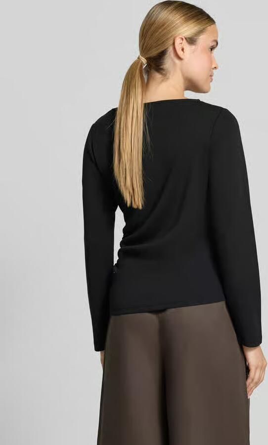 My Essential Wardrobe Regular fit shirt met lange mouwen met rimpelingen model 'Helle' - Foto 7