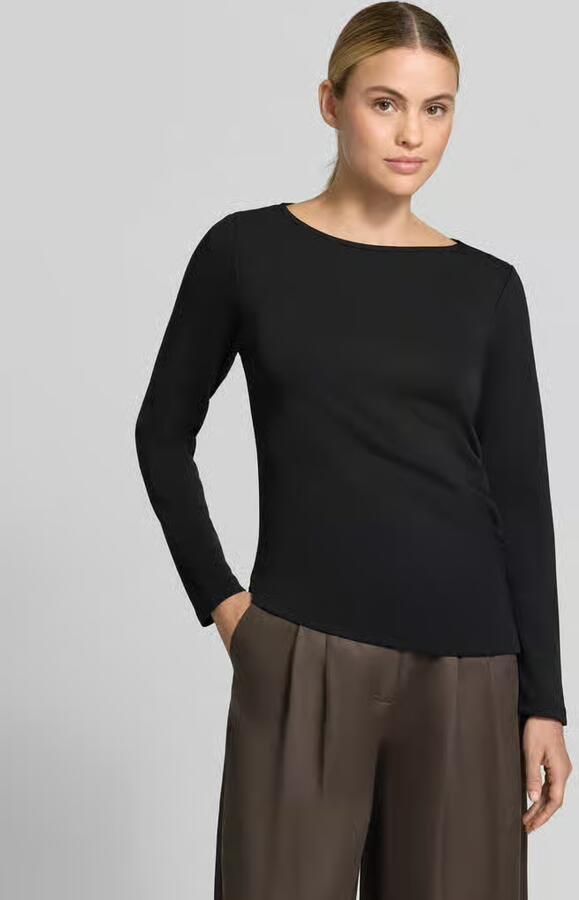 My Essential Wardrobe Regular fit shirt met lange mouwen met rimpelingen model 'Helle' - Foto 6